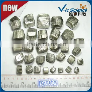 High Density Without Angle Dodecahedron Iron Pyrite Ore Fools Gold Samples for Sale thumbnail-3