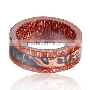 New Men Ring, Men's Wooden Finger Ring thumbnail-3