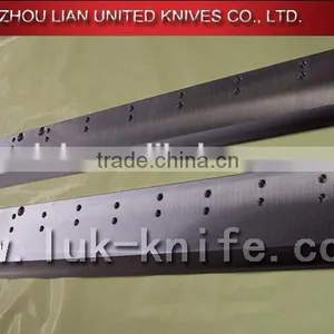 Carbide Inlaid 3 Sides Die-cutting Trimmer Knives for Brochures and Magazines and Guillotine Cutting Knife thumbnail-2