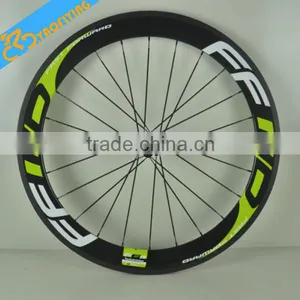50mm FFWD Carbon Fiber Usd Aluminum Alloy Road Bicycle Wheels for Sale,700c White Carbon Road Bike Wheels for 4x4 thumbnail-2