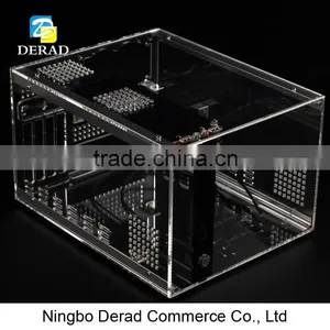 PC-C740 QDIY Deluxe Transparent Plastic Computer Case thumbnail-3