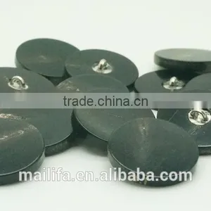 Real Round Natural Bufflao Horn Combined Button With Metal Shank for Suit, Sweater, Jacket thumbnail-1