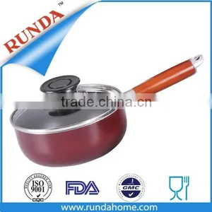 Non-stick Aluminium Sauce Pan Milk Pot With Lid thumbnail-1