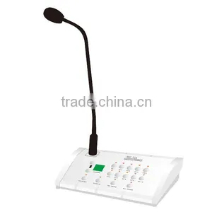 PA 10 Zone Desktop Paging Microphone Console With Operation Button thumbnail-1