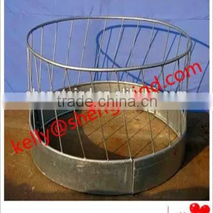 Cheap Round Bale Hay Feeder With Loop Top for Cattle Horse thumbnail-5