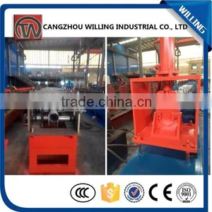 Half Round Rain Spout Gutter Rolled Forming Machine thumbnail-1