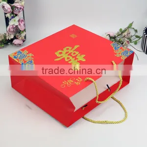 Wholesale Custom Factory Made Paper Bag Hand Bag Recyclable Wedding Gift Bags thumbnail-4