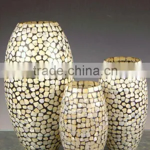 VASE GLASS WITH MOP thumbnail-1
