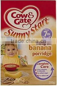 Cow & Gate Sunny Start Multigrain Banana Porridge 7mths+ (200g) thumbnail-1