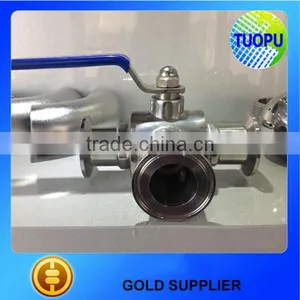 Tuopu Stainless Steel Sanitary Ball Valve,2/3 Inch Stainless Steel Ball Valve thumbnail-5
