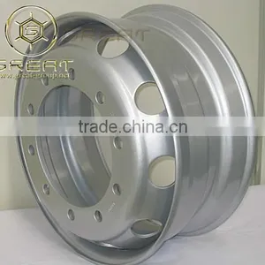 Tubeless 22.5 Inch Truck Steel Wheel Rim thumbnail-4