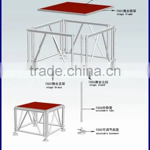 Portable Stage Platform Aluminum Stage Platform Mobile Stage thumbnail-2
