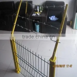 PVC Coated Welded Wire Fence Installation thumbnail-1
