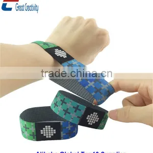 Custom Thin Adjustable Wristband Elastic NFC thumbnail-2