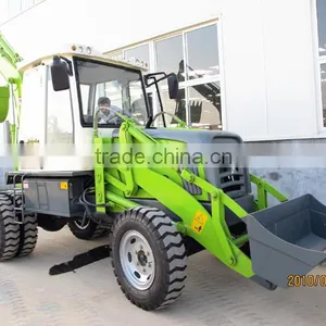 2016 Hot 60180 With Front Loader and Back Excavator Mini Backhoe Loader thumbnail-1