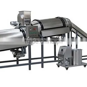 Automatic Pet Food /fish Food /cat Food Animal Food Twin Roller /tumbler Flavoring Seasoning Machine thumbnail-1