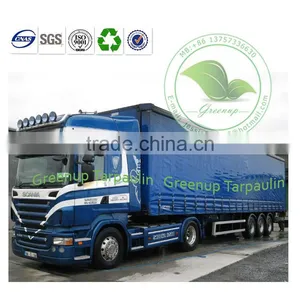 Custom Printed PVC Tarpaulin Truck Container Side Curtains thumbnail-1
