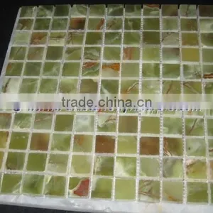 PAKISTAN CHEAP 2017 GREEN ONYX MOSAIC TILES COLLECTIONS thumbnail-1