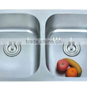 CUPC 304 Stainless Steel Double Bowl Kitchen Sink(8247) thumbnail-1
