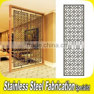Custom Made Interior Laser Cut Stainless Steel Room Divider for Home Decoration thumbnail-1