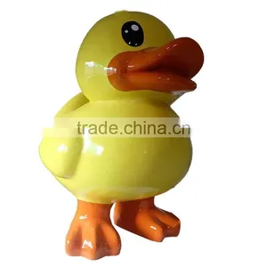 Outdoor FRP Duck Mascot Sculpture thumbnail-6