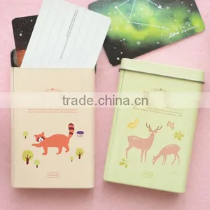 Small Tin Box for Business Cards,cosmetic Tin Canister Factory,rectangular Eye Shadow Tin Case thumbnail-1