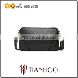 Leather Shoulder Bag With Clutch Set Handmade Lady Handbag thumbnail-1