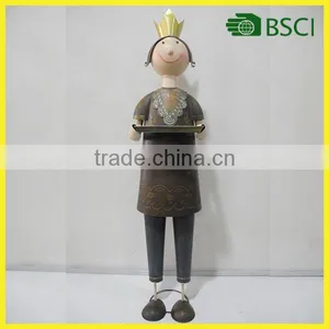 56.25 Inch High Boy and Girl Holding Tray Figurine Yard Garden Decoration Boy Garden Statue Molds thumbnail-2