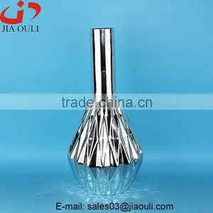 Quality Plating Silver Ceramic Flower Vases for Home Decor thumbnail-1