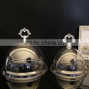 Transparent Small Plastic Cake Dome Wholesale Acrylic Cake Dome thumbnail-2