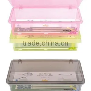 Plastic Storage Box Chopsticks Box Spoon Box With Lid Cover thumbnail-1
