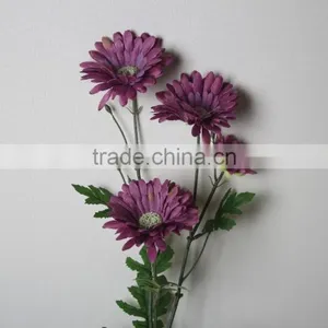 White Decorative Artifial Gerbera Flower for Landscaping Decoration thumbnail-3