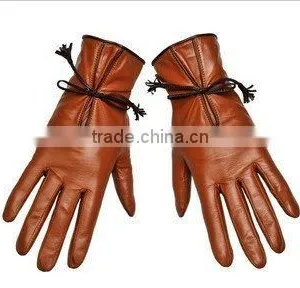 Fashion Leather Glove for Ladies thumbnail-1