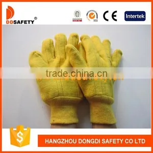 DDSAFETY 2017 Heavy Weight Chore Gloves Yellow Chore Canvas Glove thumbnail-1