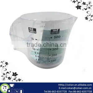 Food Grade Material Kitchen Plastic Measuring Cup CK-2019-02 thumbnail-1