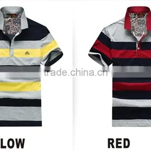 7 Years Experience Embroidered Logo High Quality Cotton Short Sleeve Mens Wholesale 2014 Fashion Style Custom Polo Shirt thumbnail-2