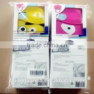 New Style Baby's Personality Cartoon Silicone Bibs 9colors,baby Bibs 100pcs/lot thumbnail-1