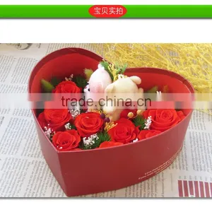Best Gift for Girls100% Natural Flower Preserved Flower With Crystal Glass thumbnail-1