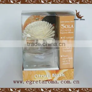 EA3-0851 Chrismas Gift Set Sola Flower on Square Glass Bottle Natural Scent Diffuser Fragrance Diffuser thumbnail-4