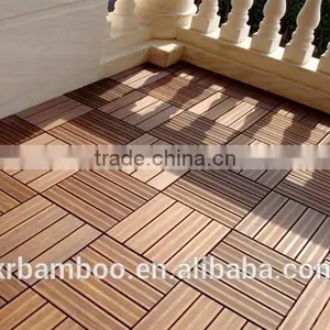 Outdoor Strand Woven Decking Tile Unit Dark Carbonized Bamboo Flooring With Matt Finish For Contractor and Wholesaler Dealer thumbnail-1