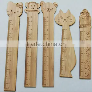 Eco-friendly Cartoon Bamboo Student Ruler thumbnail-1