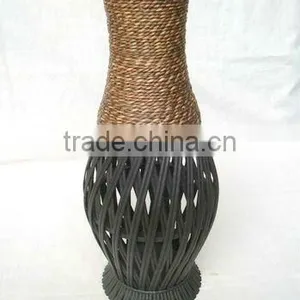 Bamboo Flower Pot, Wooden Flower Pot. thumbnail-1