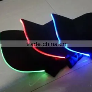 Fashion Wholesale Custom 6 Panel Led Baseball Caps With Your Own Logo Lighting Cap thumbnail-1