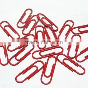 Red Paper Clip Office Appliance Chinese Paper Clips Factory and Manufacture thumbnail-1