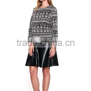 2015 Newest Design Sets Skirt and Blouse for Lady thumbnail-1