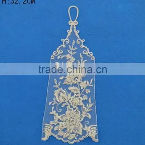 Most Fashion New Design Bead Rhinestone Sequin Lace Flower Gloves thumbnail-1