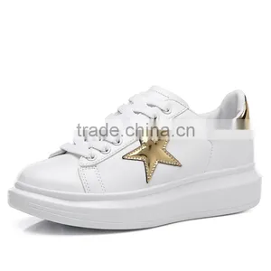 Classics Star Women Casual Shoes Sneakers Sample for Female, Relaxation Women Leather Shoes Casual Good Quality Price Cheap thumbnail-1