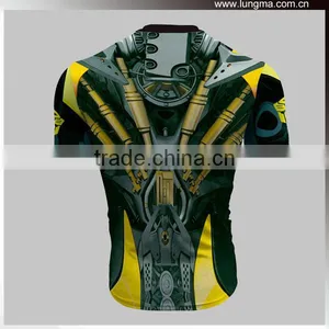 Wholesale Custom Superhero Superman Sublimation T Shirt thumbnail-1