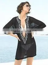 Embroidered Beach Tunic thumbnail-1