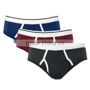 Cheap Wholesale Mens Seamless Underpants With Contrast Trim thumbnail-1